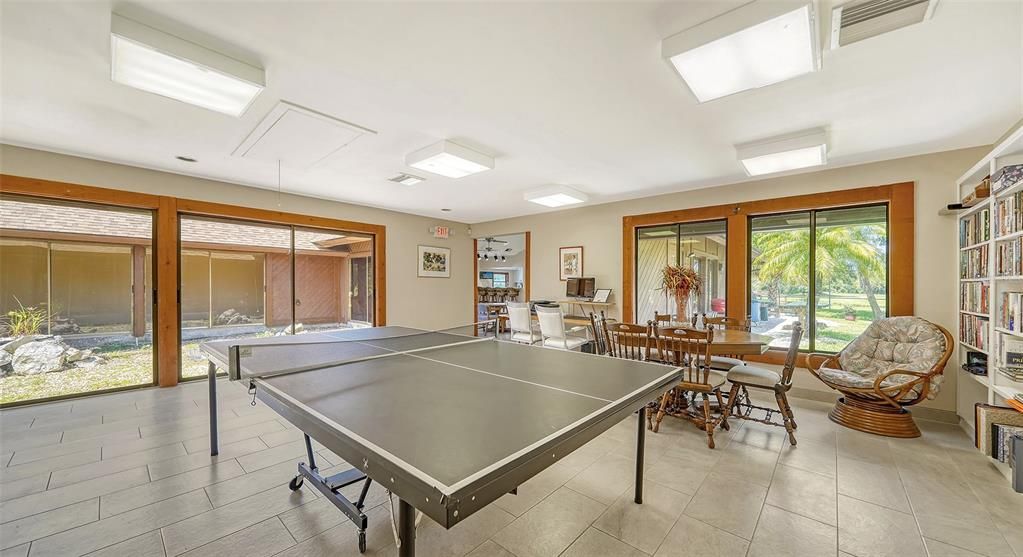 Ping Pong in the Clubhouse