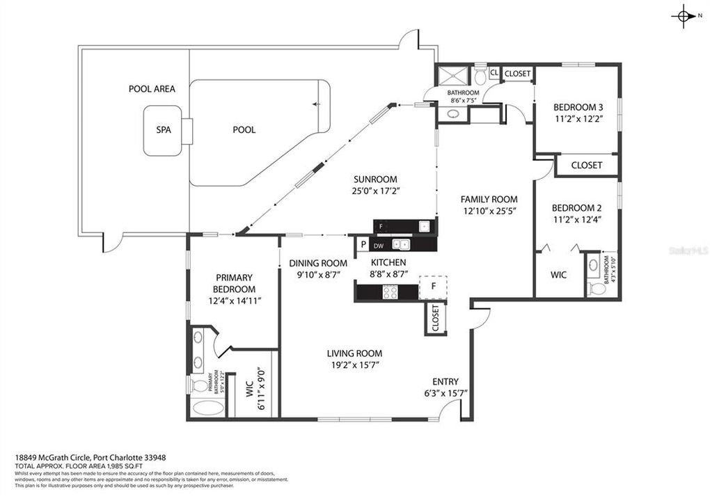 На продажу: $569,000 (3 спален, 2 ванн, 2007 Квадратных фут)