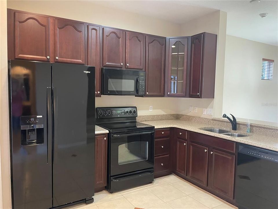 Kitchen with Granite Countertops