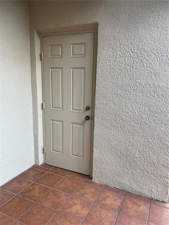 Door to Garage from Patio