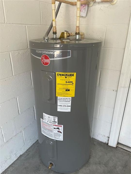 New Hot Water Heater May 2024