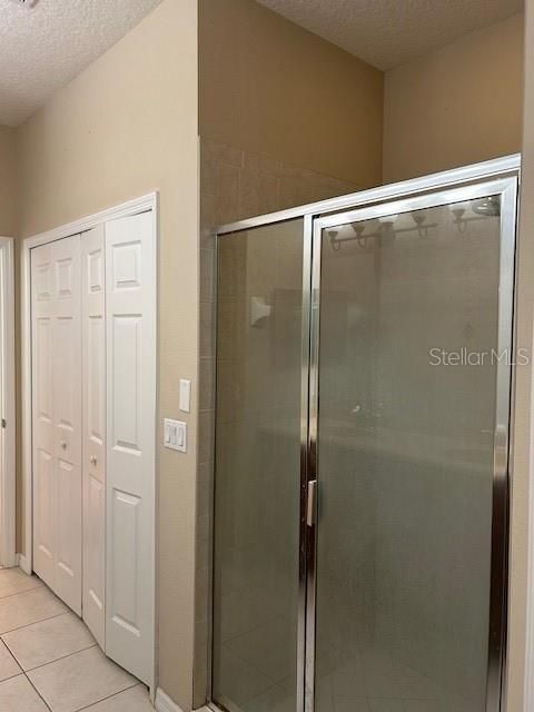 Primary walk-in shower