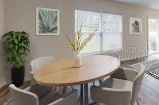 Virtually Staged Dining Room