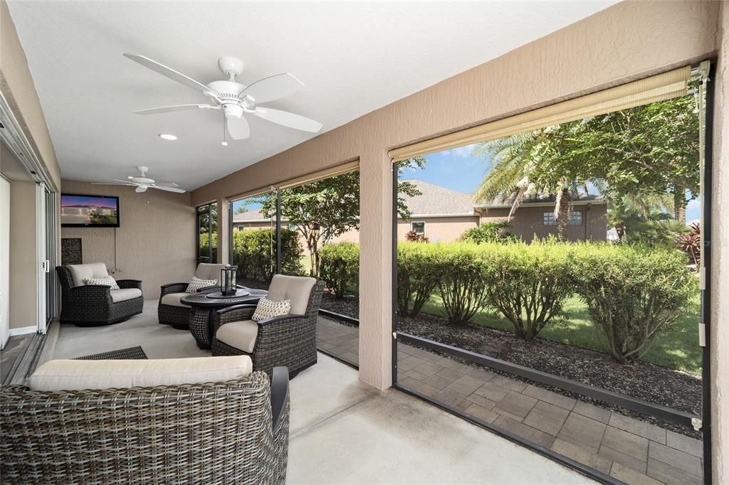 Residential Lanai - with Mounted TV (conveys with home)