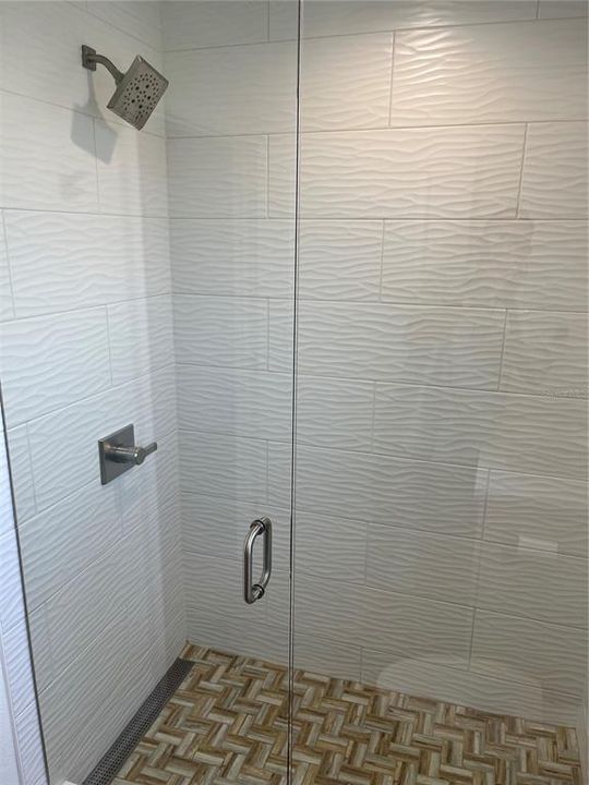 2nd bathroom has shower off hallway