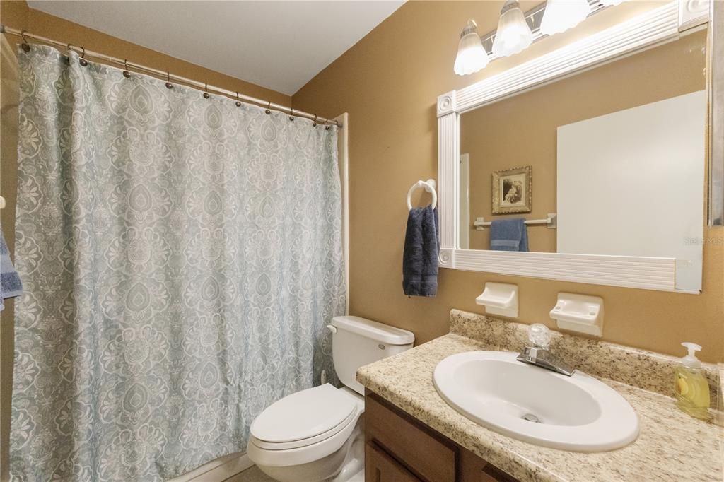 Guest Bathroom with Updated Vanity