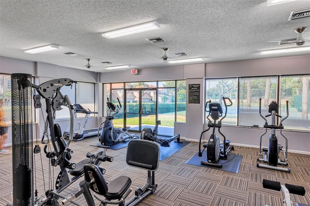 Gym for residents