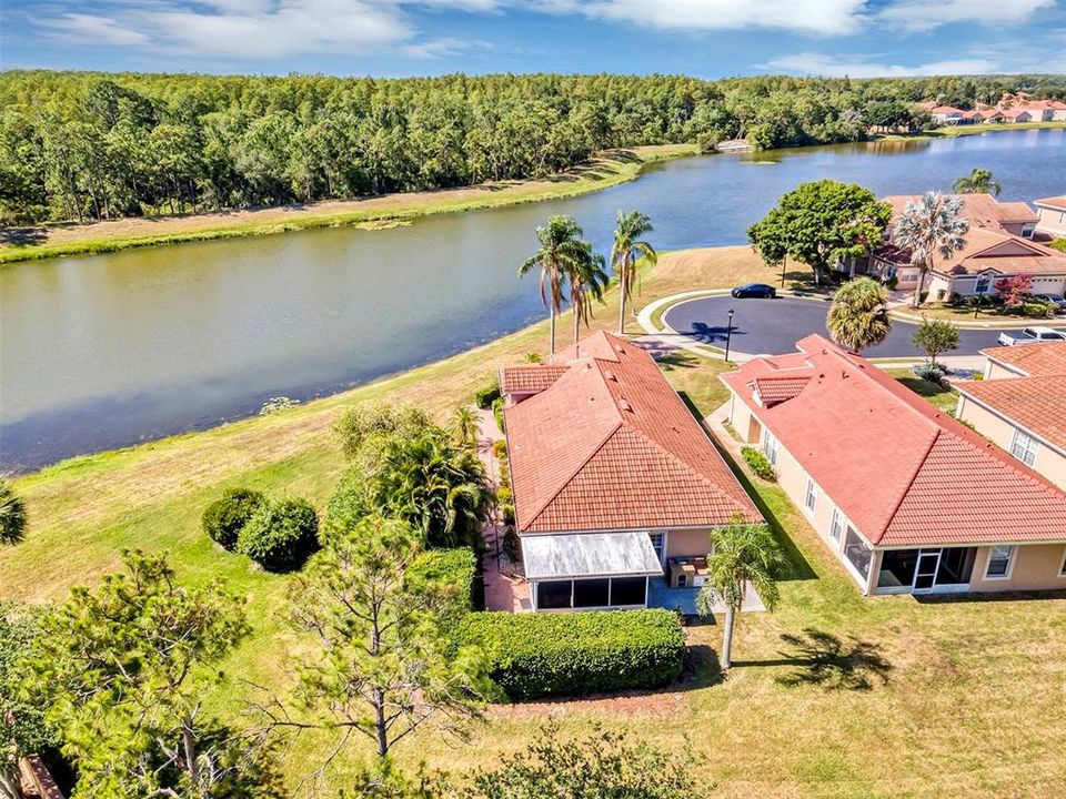 Mesmerizing water views from the house. The house is to the left.