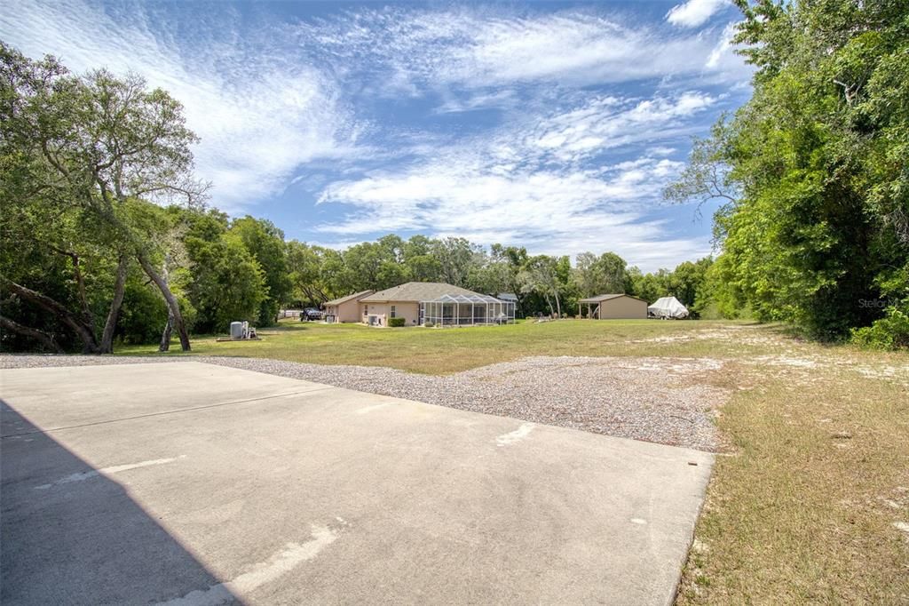 Back of house from detached garage