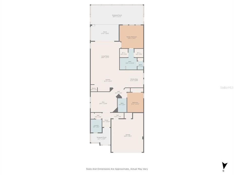 For Sale: $585,000 (2 beds, 2 baths, 1921 Square Feet)