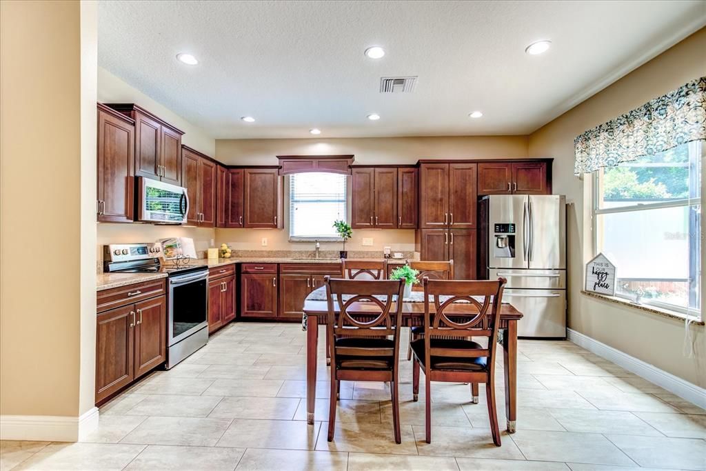 Beautiful remodeled kitchen with plenty of counterspace