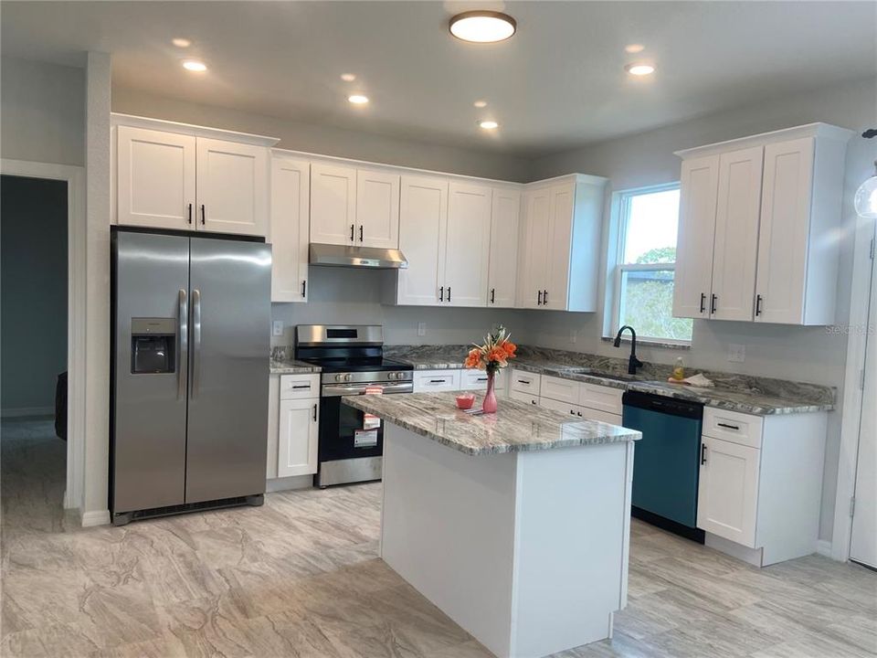 kitchen with island