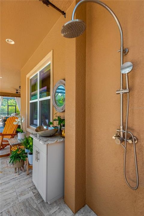 Outdoor shower