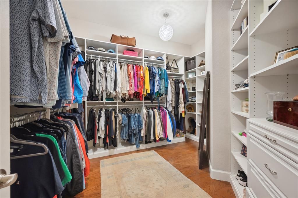 Primary Walk-in Closet