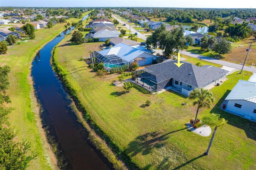 Beautiful home on canal