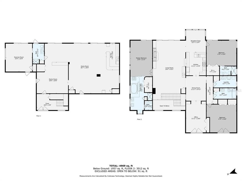 Additional square footage downstairs