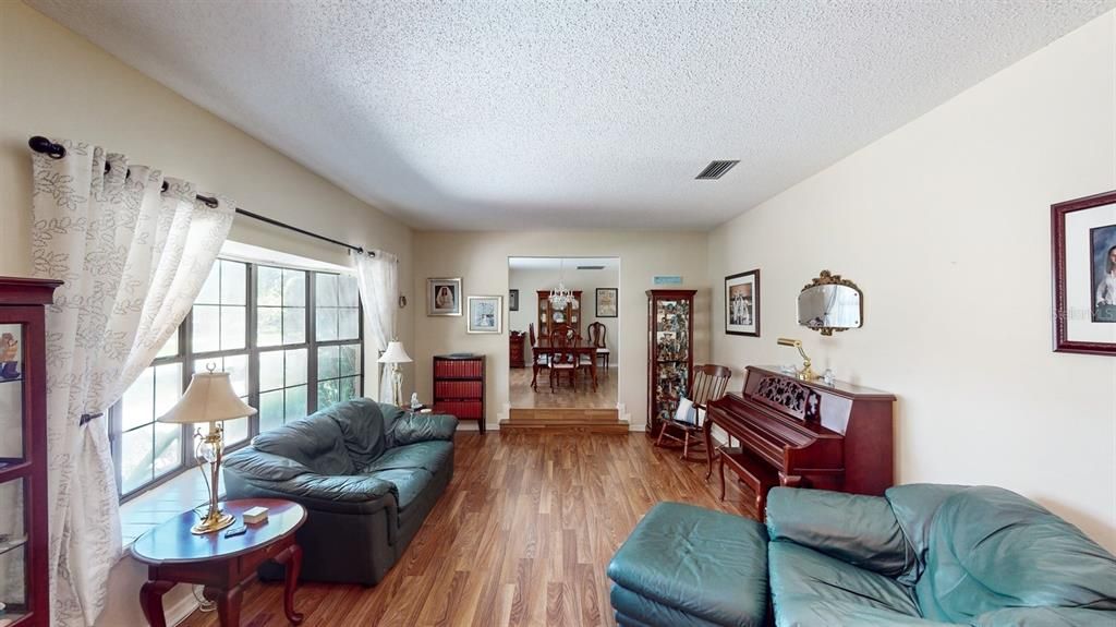 Living Room with view to Dining Room