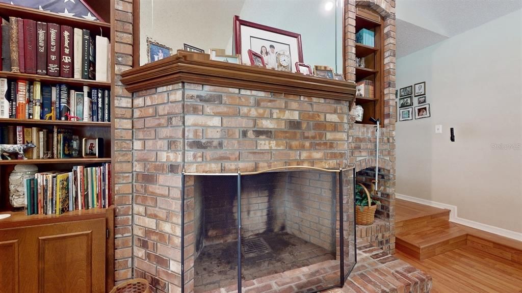 Fireplace, built-ins