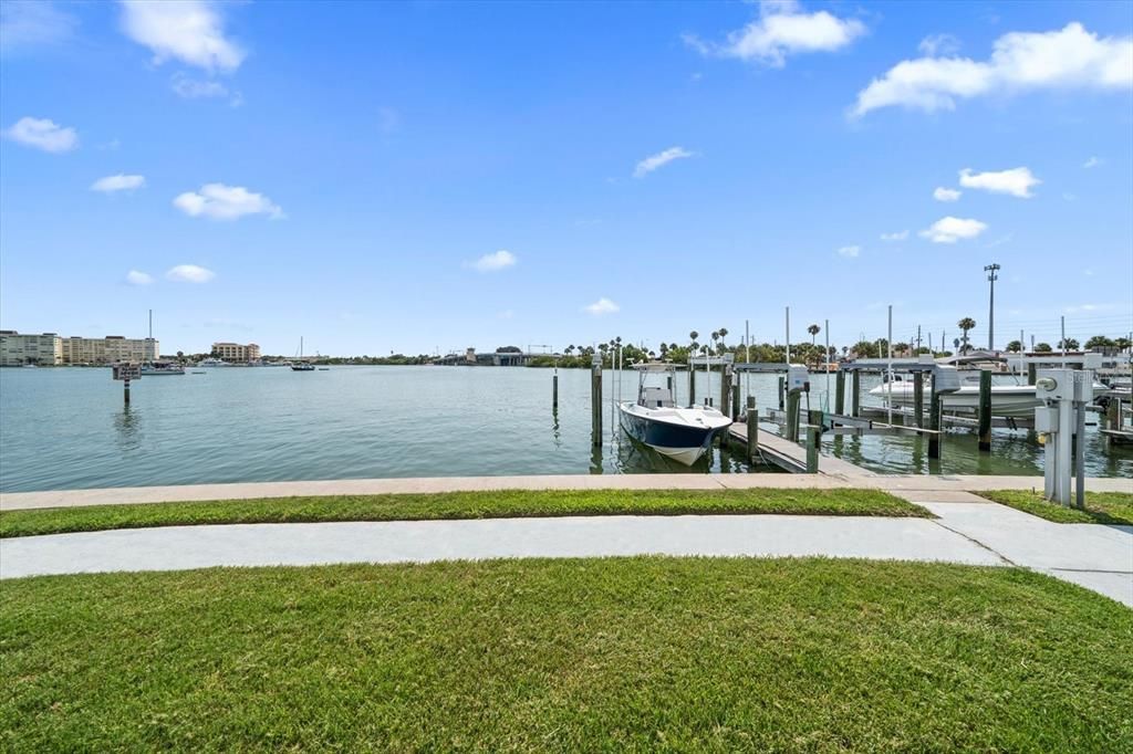 Your back yard view and boat slip right there!