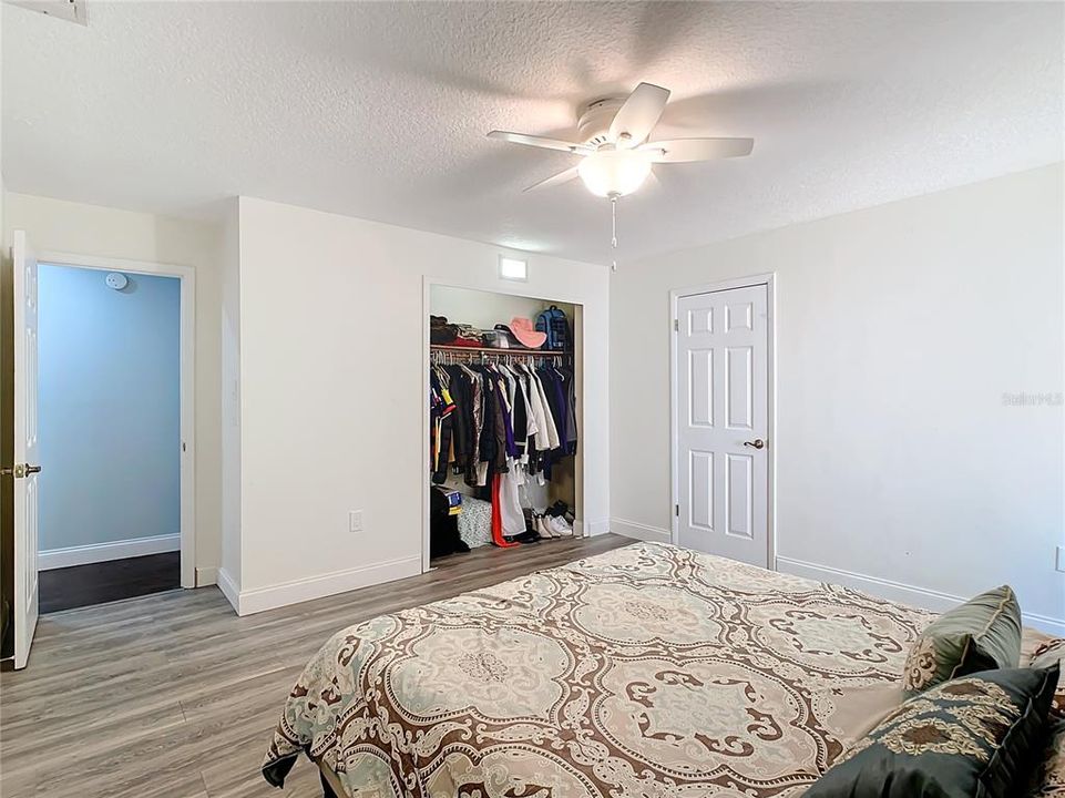 The door opens to a massive storage closet in Bedroom 4!