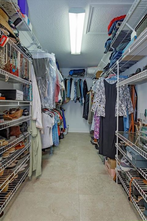 Primary Walk In Closet