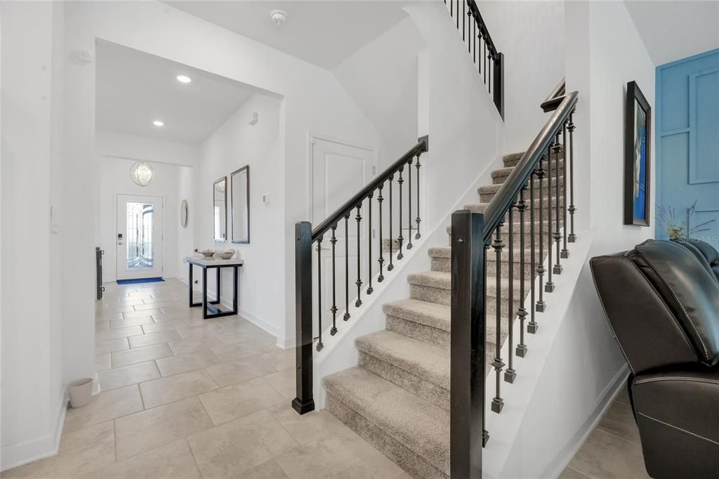 The staircase is just one of many beautiful upgrades!