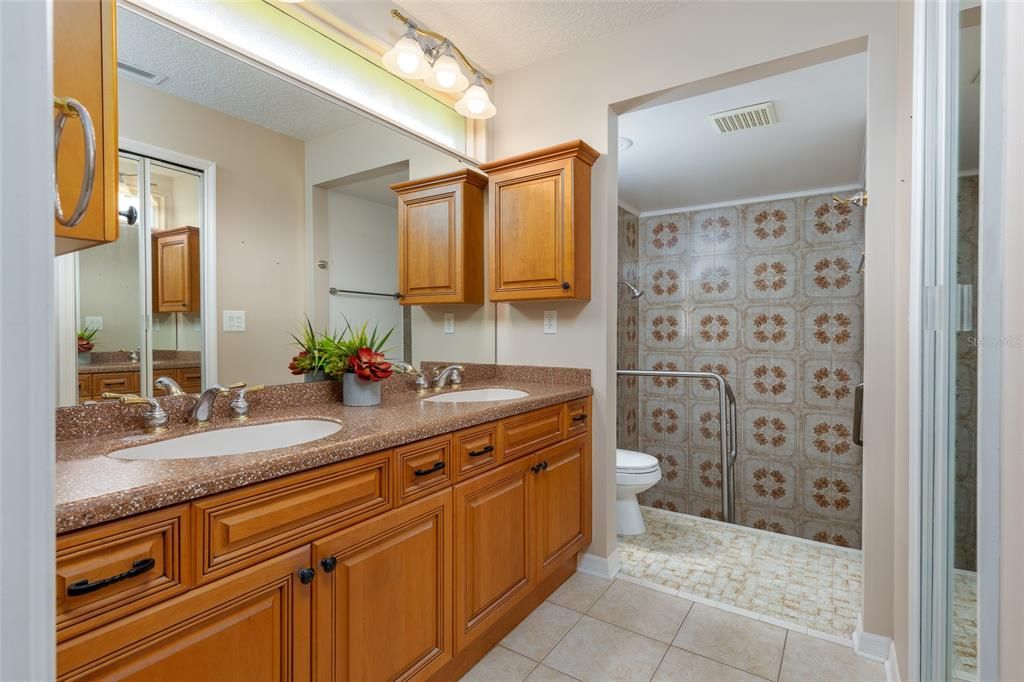 Master Bath with Double Sinks