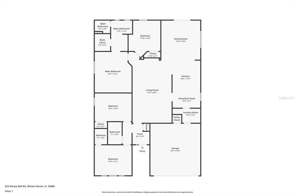 For Sale: $315,000 (4 beds, 2 baths, 1836 Square Feet)