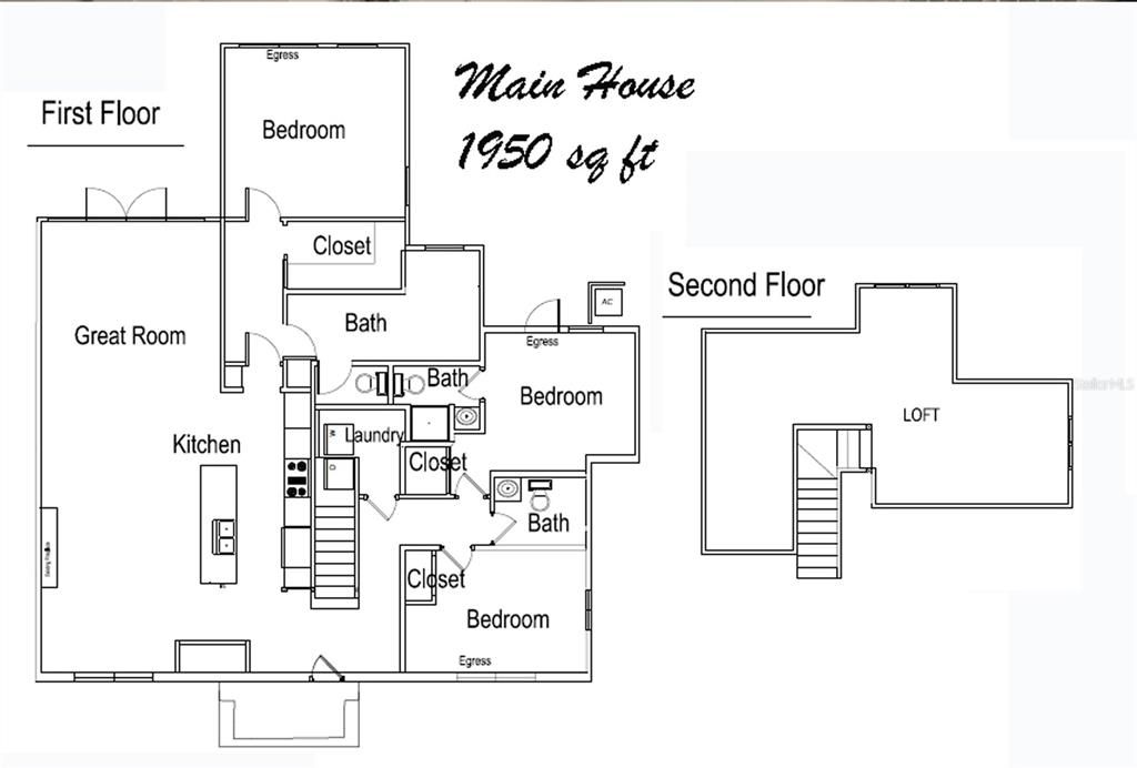 main house floor plan