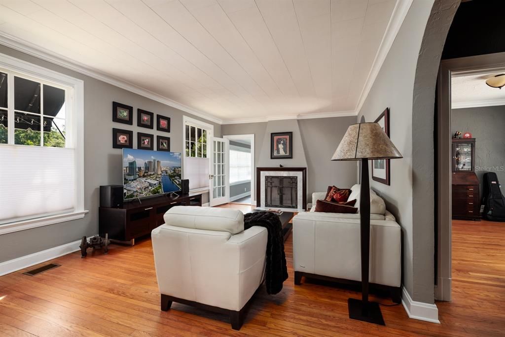 Fully restored original hardwood floors