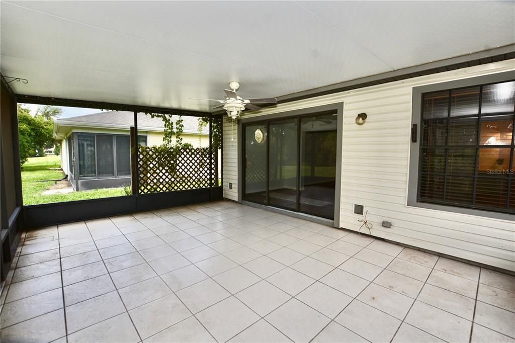 Screened In Rear Porch