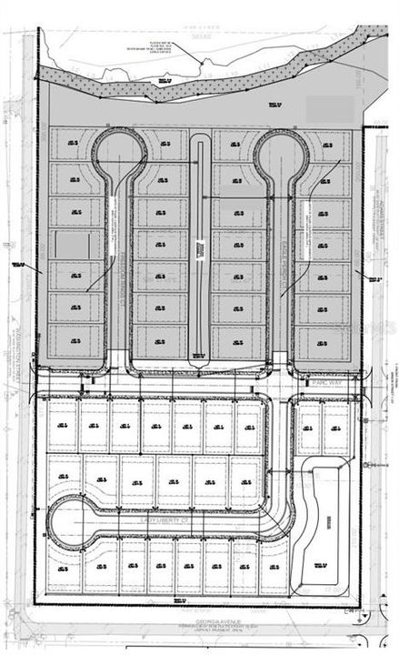 51 lot site plan