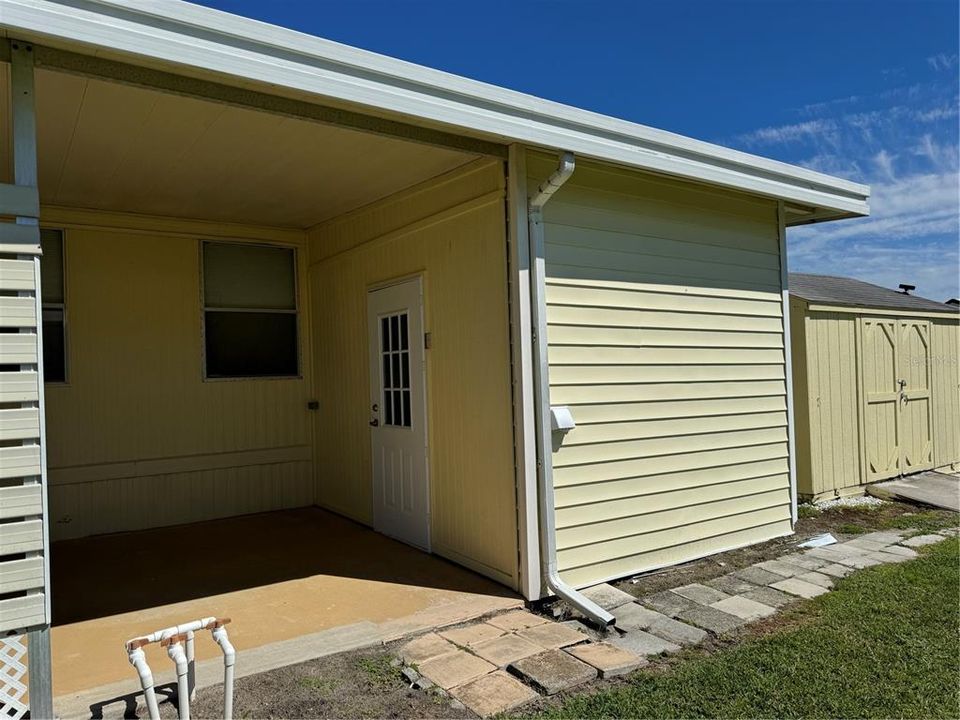 Utility Room Off of Carport