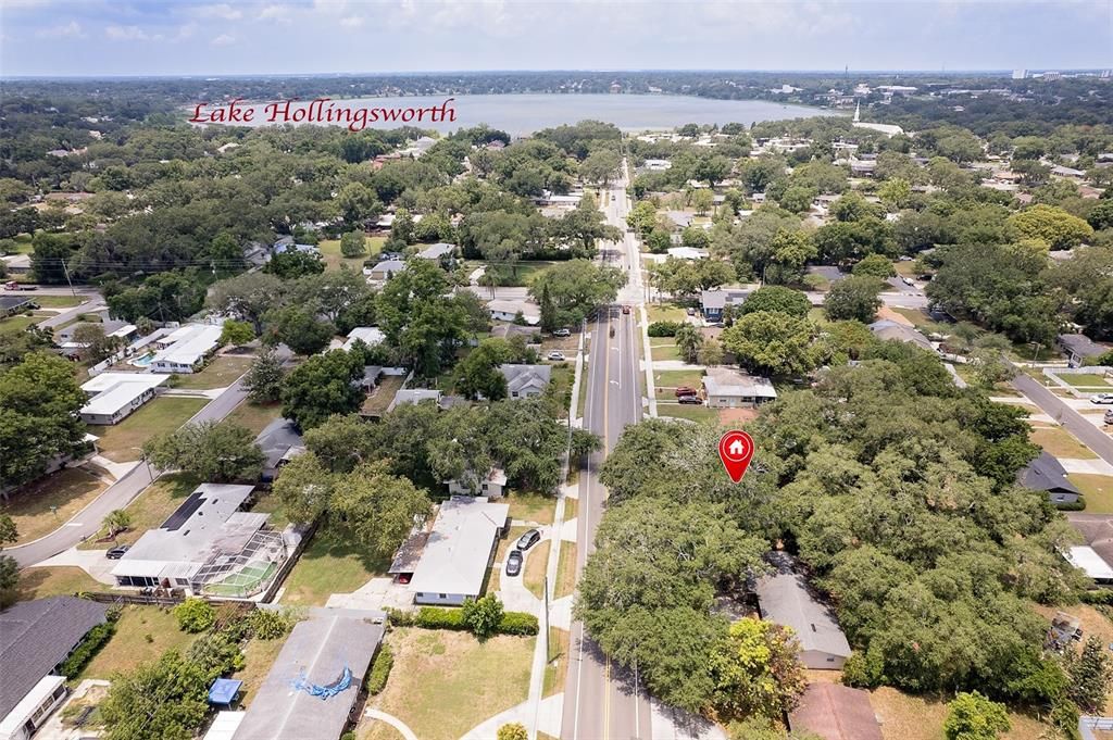 1630 Crystal Lake Drive offers a short walk, right down to Lake Hollingsworth!