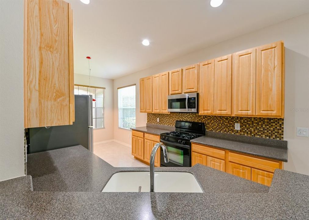 Solid Surface Counters in Kitchen