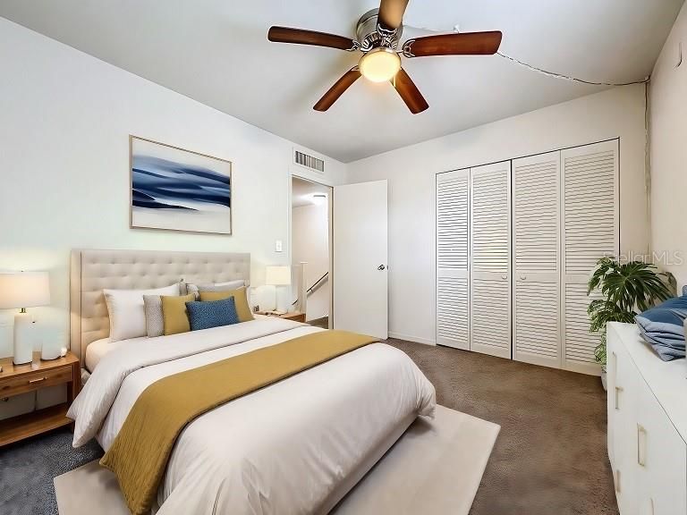 Front bedroom shown staged