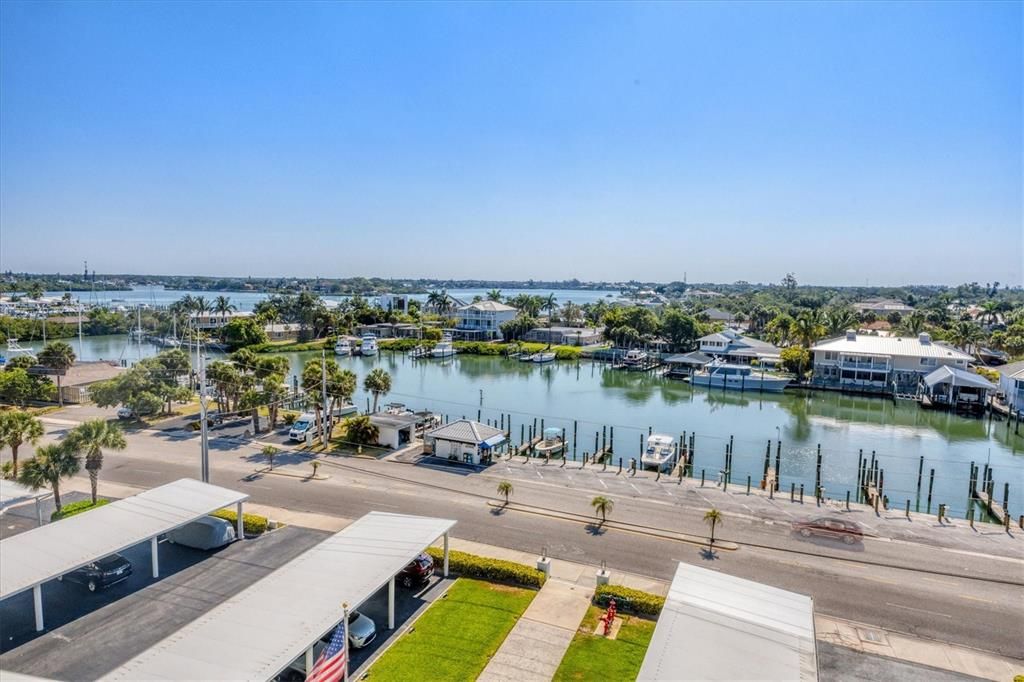 Looking to the east - Pelican Bay and Robert's Bay