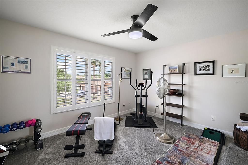 One of two guest baths located between bedrooms upstairs.