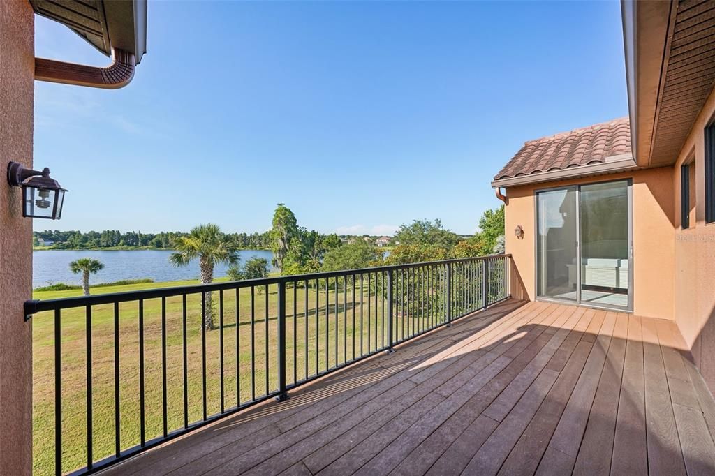 Upstairs patio view