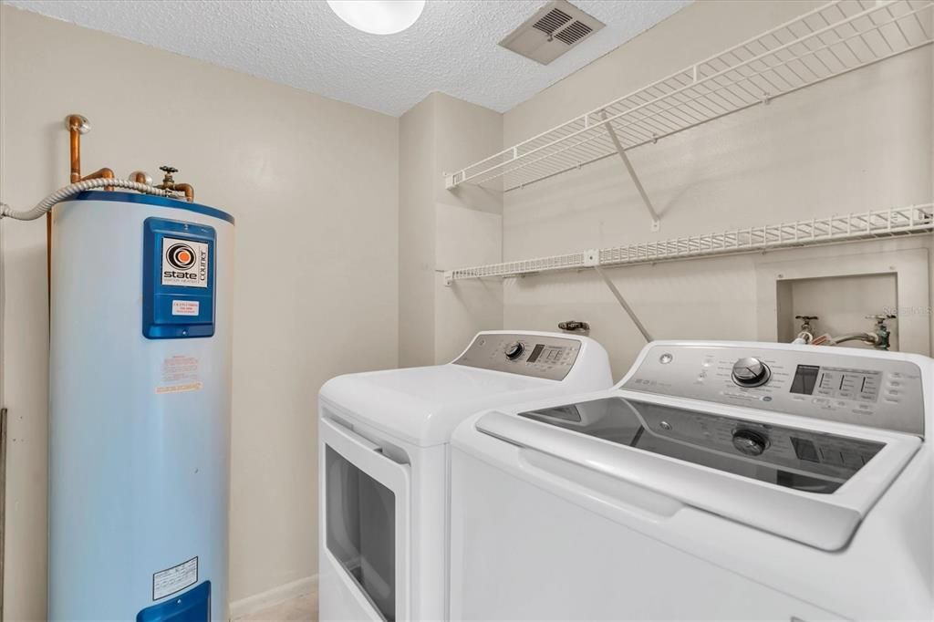 Laundry Room with Newer washer and dryer