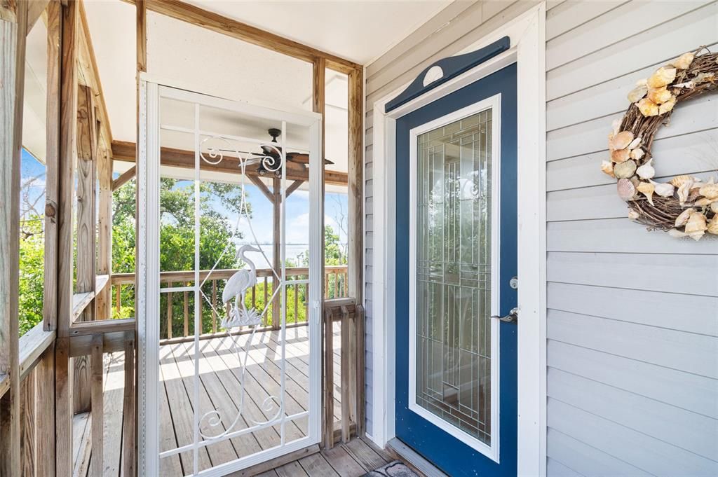 Upstairs entrance to home!