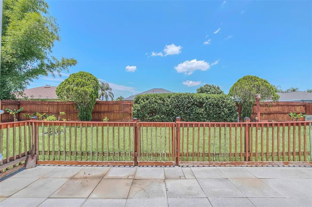 Fenced Courtyard