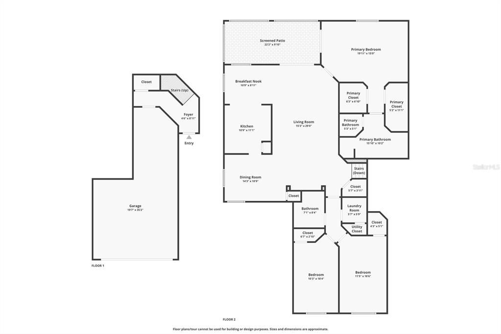 На продажу: $495,000 (3 спален, 2 ванн, 2108 Квадратных фут)