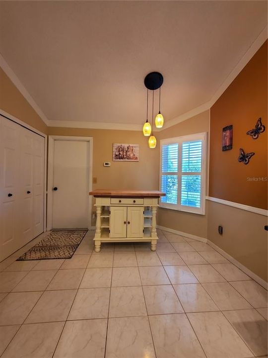 Kitchen near garage entry