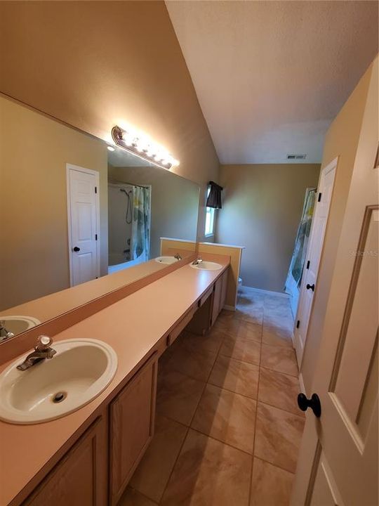 Primary Bathroom with Double Vanity