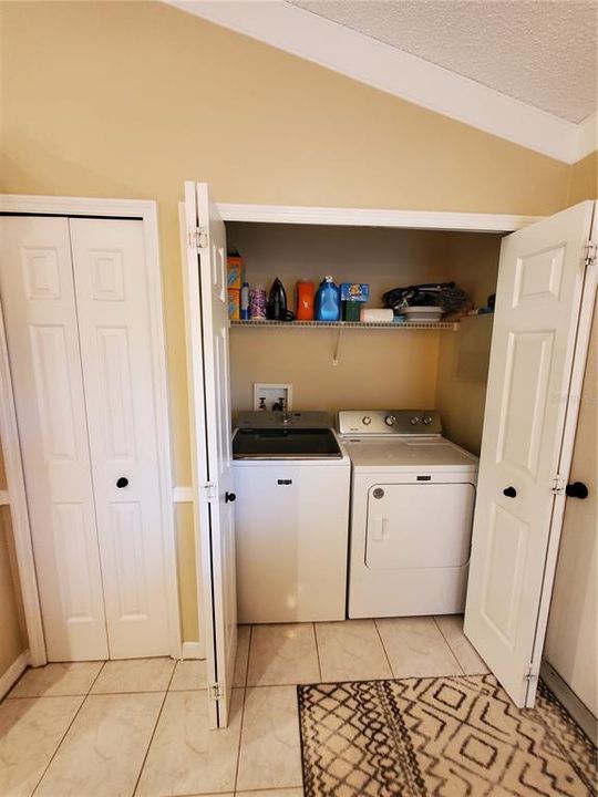 Inside Laundry (R) and Walk-in Pantry (L)