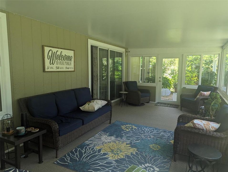 Sliding Glass Doors to Sunroom