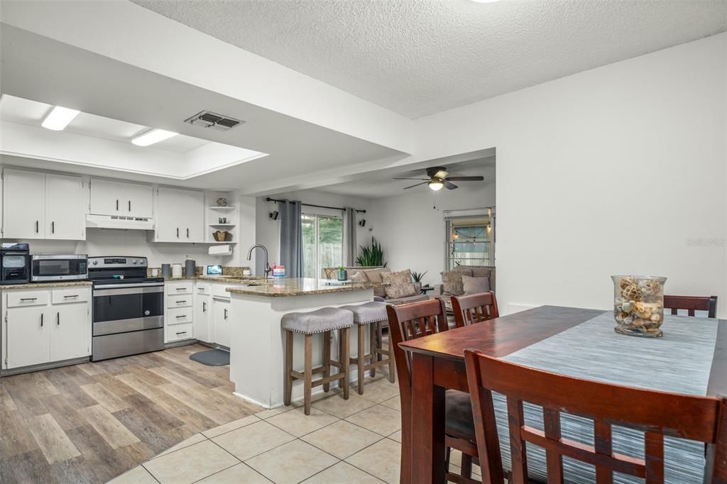 Kitchen- view from dining area