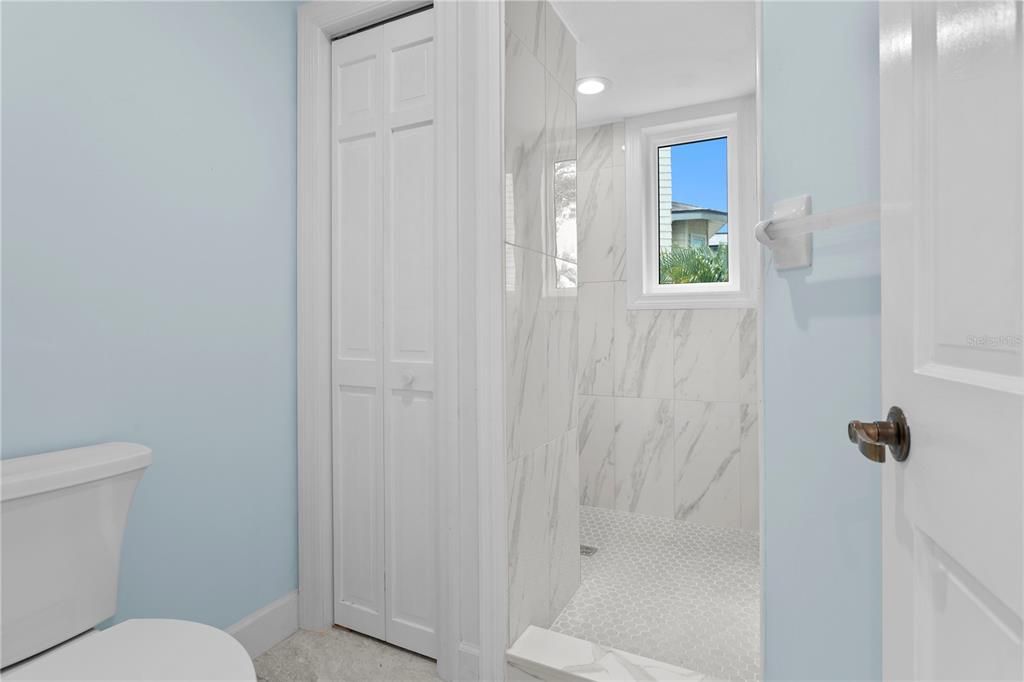 Shower Area of Jack and Jill Bathroom