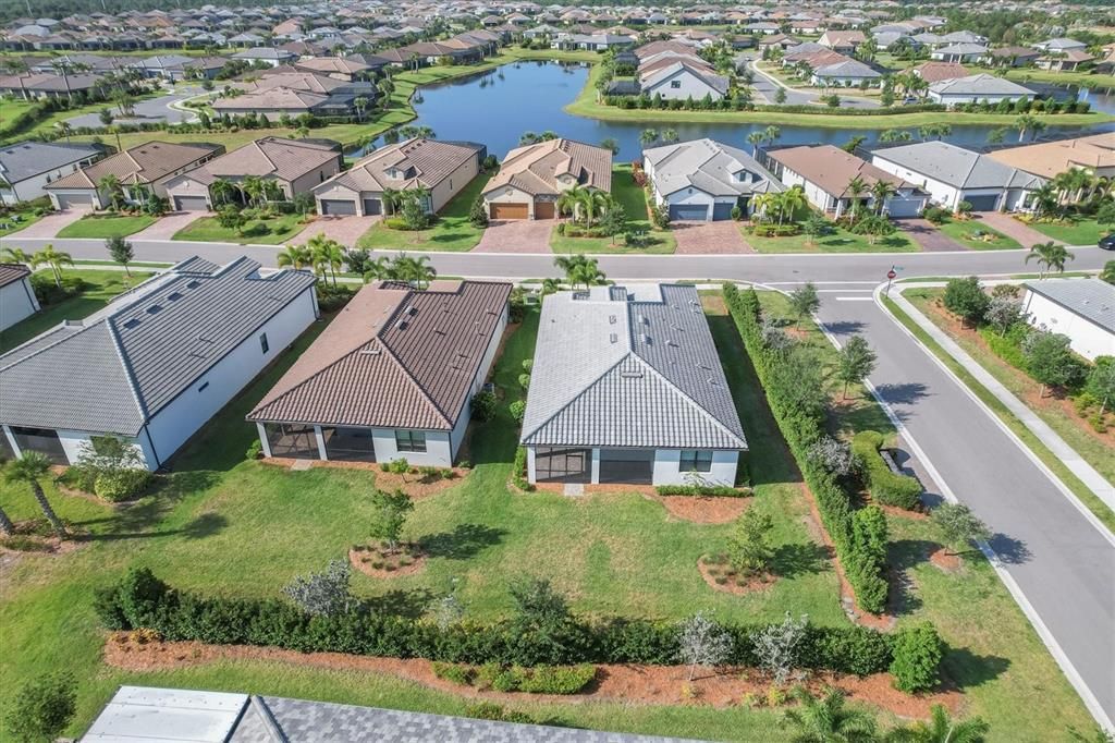 Looking due South over your very private backyard.